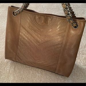 Tory Burch Distressed Tote